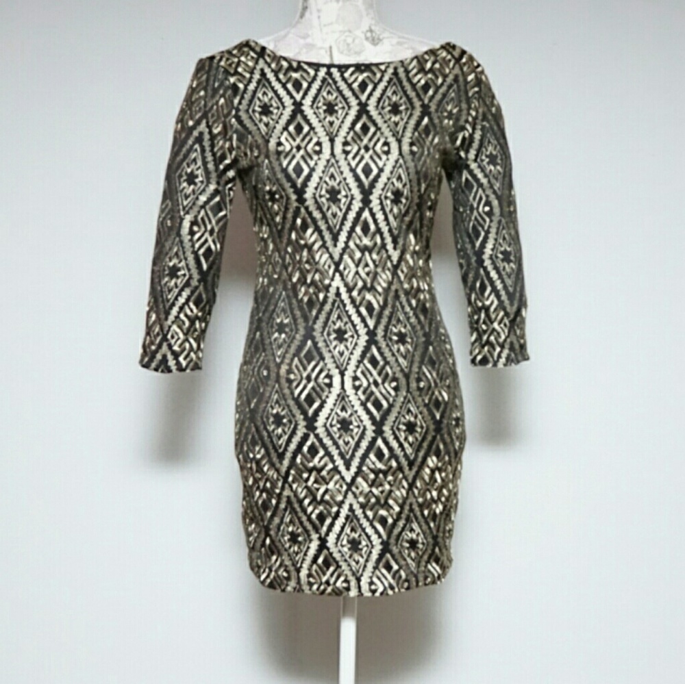 Black Gold As U Wish dress